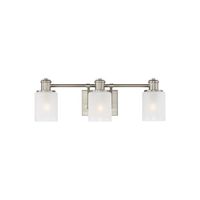  Norwood 3 Bulb Bathroom Lighting - Brushed Nickel