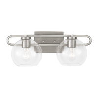  Codyn 2 Bulb Bathroom Lighting - Brushed Nickel