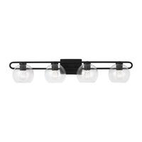  Codyn 4 or More Bulb Bathroom Lighting - Midnight Black