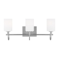  Oak Moore 3 Bulb Bathroom Lighting - Brushed Nickel