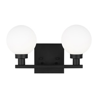  Clybourn 2 Bulb Bathroom Lighting - Midnight Black