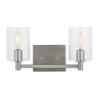  Fullton 2 Bulb Bathroom Lighting - Brushed Nickel