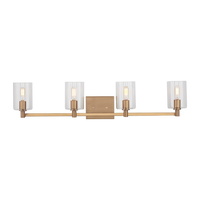  Fullton 4 or More Bulb Bathroom Lighting - Satin Brass