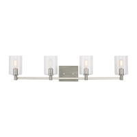  Fullton 4 or More Bulb Bathroom Lighting - Brushed Nickel