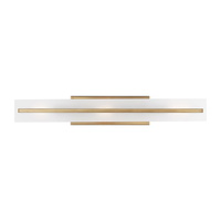  Dex 3 Bulb Bathroom Lighting - Satin Brass