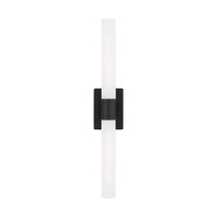  Keaton 2 Bulb Bathroom Lighting - Midnight Black
