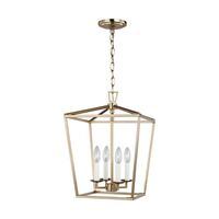  Dianna Down Light Pendant Light - Satin Brass