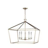  Dianna Down Light Pendant Light - Satin Brass