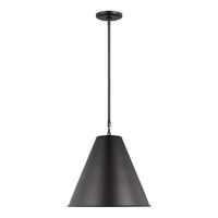  Gordon Down Light Pendant Light - Midnight Black