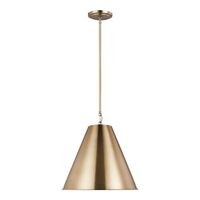  Gordon Down Light Pendant Light - Satin Brass