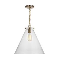  Kate Down Light Pendant Light - Satin Brass