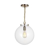  Kate Down Light Pendant Light - Satin Brass