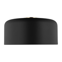  Malone Flush Mount Ceiling Light - Midnight Black