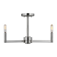  Fullton Semi Flush Mount Ceiling Light - Brushed Nickel