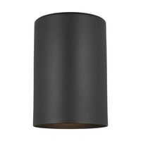  Outdoor Cylinders Entrance Outdoor Wall Light - Black