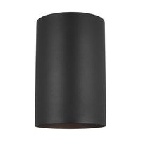  Outdoor Cylinders Entrance Outdoor Wall Light - Black
