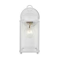  New Castle Entrance Outdoor Wall Light - White