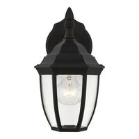 Bakersville Entrance Outdoor Wall Light - Black