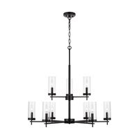  Zire Mid Sized Chandelier Chandelier - Midnight Black