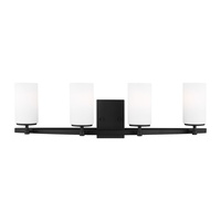  Alturas 4 or More Bulb Bathroom Lighting - Midnight Black
