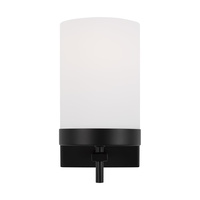  Zire 1 Bulb Wall Sconce - Midnight Black