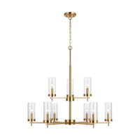  Zire Mid Sized Chandelier Chandelier - Satin Brass