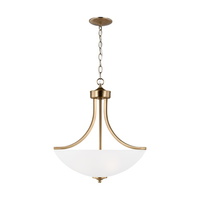  Geary Up Light Pendant Light - Satin Brass