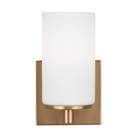  Hettinger 1 Bulb Wall Sconce - Satin Brass