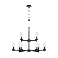  Zire Mid Sized Chandelier Chandelier - Midnight Black