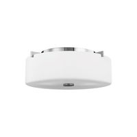  Sunset Drive Flush Mount Ceiling Light - Chrome