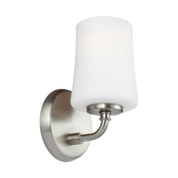  Jennie 1 Bulb Wall Sconce - Satin Nickel