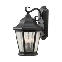  Martinsville Entrance Outdoor Wall Light - Black