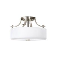  Sunset Drive Semi Flush Mount Ceiling Light - Brushed Steel