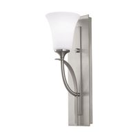  Barrington 1 Bulb Wall Sconce - Brushed Steel