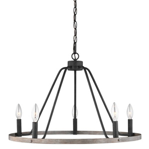 GL3001605797 Rayne Mini Chandelier - Weathered Zinc