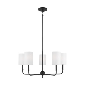 GL3109305112 Foxdale Mid Sized Chandelier Chandelier - Midnight Black