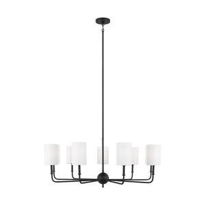 GL3109309112 Foxdale Large Foyer Chandelier Chandelier - Midnight Black