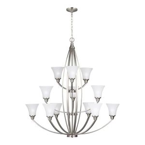 GL3113212962 Metcalf Mid Sized Chandelier Chandelier - Brushed Nickel
