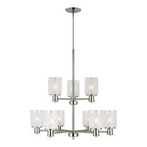 GL3139809962 Norwood Mid Sized Chandelier Chandelier - Brushed Nickel