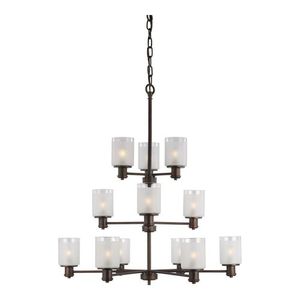 GL3139812EN3710 Norwood Mid Sized Chandelier Chandelier - Bronze