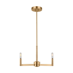 GL3164203848 Fullton Mini Chandelier - Satin Brass