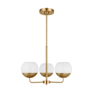 GL3168103848 Alvin Mini Chandelier - Satin Brass