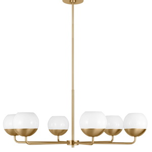 GL3168106848 Alvin Large Foyer Chandelier Chandelier - Satin Brass