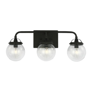 GL4000403112 Bryce 3 Bulb Bathroom Lighting - Midnight Black