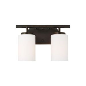 GL41161710 Oslo 2 Bulb Bathroom Lighting - Bronze