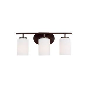 GL41162710 Oslo 3 Bulb Bathroom Lighting - Bronze