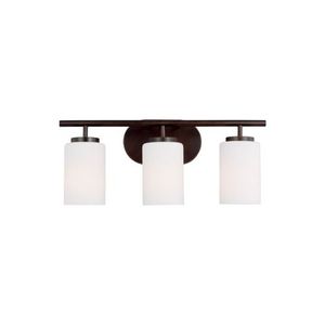 GL41162EN3710 Oslo 3 Bulb Bathroom Lighting - Bronze