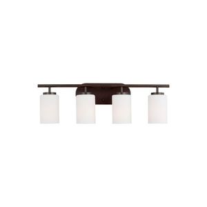 GL41163EN3710 Oslo 4 or More Bulb Bathroom Lighting - Bronze