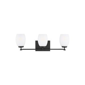 GL4418503EN3112 Catlin 3 Bulb Bathroom Lighting - Midnight Black