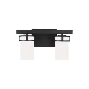 GL4421602112 Robie 2 Bulb Bathroom Lighting - Midnight Black